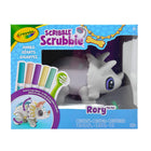 Crayola - Figurine géante Scribble Scrubbie - Dinosaure-DINOSAURE GÉANT SCRIBBLE SCRUBBIE : Comprend 1 figurine géante Scribble Scrubbie Rory, 5 marqueurs lavables et 1 brosse