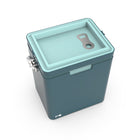 Permasteel - Glacière portable 14 pintes avec double option de transport - bleu sarcelle foncé-Couvercle multi-usage entièrement amovible, pouvant être utilisé comme plateau