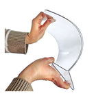 Azar - Porte-documents de bureau/comptoir à chargement par le haut - Transparent - Paquet de 3-4