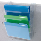 Staples - Classeur mural  - 3 compartiments - format lettre - transparent - paquet de 3-Couleur : Transparent, Matériaux : Plastique