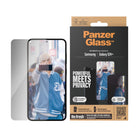 PanzerGlass - Protecteur d'écran de confidentialité pour Samsung Galaxy S24 Plus - Noir-Le filtre de confidentialité rend l'affichage presque invisible