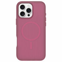 OtterBox - Coque Symmetry à finition douce pour iPhone 16 Pro Max - Rose Foxberry-Ouverture de précision pour une interaction facile avec les commandes de la caméra