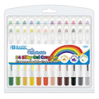 BAZIC Products - Crayons gel soyeux lavables - 2 paquets de 24-Parfait pour les débutants