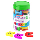 University Games - The Learning Journey Magnetic Linking Letters - Jouet Éducatif pour Enfants - Préapprentissage des Lettres - Casse-Tête de l'Alphabet pour Enfants-Encourage la réflexion et l'apprentissage