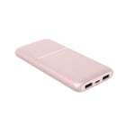 Evry - Chargeur portable à trois sorties USB de 10 000 mAh - Rose-Recharge trois appareils