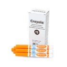 Crayola - Marqueurs lavables couleurs orange - Paquet de 12-Ajoutez des couleurs vives et vibrantes à vos dessins, projets scolaires et autres projets créatifs