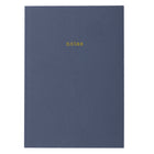 Gry Mattr - Cahier de notes - 7 po x 9 po - Ligné - 80 feuilles - Bleu-La couverture est faite de sous-produit de lavande