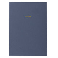 Gry Mattr - Cahier de notes - 7 po x 9 po - Ligné - 80 feuilles - Bleu-La couverture est faite de sous-produit de lavande