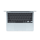 Apple - Portatif MacBook Air 13 po - Puce M4 - SSD 256 Go - Mémoire unifiée 16 Go - Bleu ciel - Anglais-Conçu Pour Apple Intelligence - Apple Intelligence est un système d’intelligence personnelle qui vous aide à écrire, à vous exprimer et à en faire plus sans effort. Avec des protections de la vie privée révolutionnaires veillant à ce que personne d’autre n’ait accès à vos données – pas même Apple. Apple Intelligence à venir en français début avril