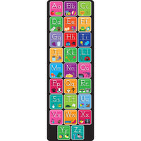 Ashley Productions - Smart Poly The Original Fun Mat - Coureur de Tapis - 15 -5" x 47" - Alphabet et Images Correspondantes-Mesures et design : Le tapis de course Alphabet et images assorties mesure 15,5 po x 47 po.