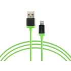 Spark Electronics - Câble de synchronisation Apple Lightning à 8 broches à USB, certifié MFI, de qualité supérieure, vert-La minceur du connecteur permet de l’utiliser avec tous les appareils, sans pour autant retirer le boîtier
