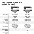 HP - Imprimante multifonction HP OfficeJet Pro 8135 - blanc-Fabriquée avec plastique récupéré en milieu côtier et jusqu’à 45 % recyclé