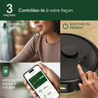 iRobot - Ensemble aspirateur et serpillière Roomba 105-Se fond magnifiquement dans votre décor. L’allure élégante du Robot Roomba 105 Combo est inspirée du design moderne avec ses magnifiques finis et ses textures qui s’harmonisent facilement aux décors intérieurs