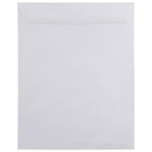 JAM Paper Enveloppes à ouverture au sommet et rabat droit gommé, 11 1/2 x 14 1/2 po, blanches, 100 par paquet-Blanc