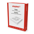 Staples - Papier copie, 20 lb, 8,5 po l x 11 po H, blanc, 500 feuilles-8,5 po x 11 po (Format lettre)