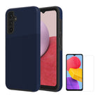 AXS - PROTech Plus Étui anti-choc avec double couches & ARMORGlass Protecteur d'écran pour Samsung Galaxy A14 5G - Bleu Astral-PROTech Plus - Résistant aux chutes jusqu’a 10 pieds
