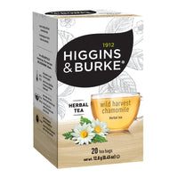 Higgins & Burke - Tisanne à la camomille-Naturellement sans caféine, cette tisane calmante offre le goût sucré du miel et la saveur exquise du pollen de camomille pur  