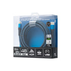 BlueDiamond - Câble HDMI 8K Ultra HD haut de gamme - 15 pieds-Prise en charge eARC : La fonction de Canal de Retour Audio Amélioré vous permet d'envoyer un audio de meilleure qualité de votre téléviseur à une barre de son ou à un récepteur AV
