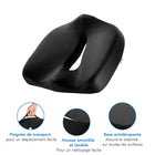 Mount-It - Coussin de siège Ergo Collection Premium Comfort-La housse durable est fabriquée à partir d'un tissu en maille respirante