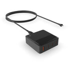 Bluediamond - Station de charge USB compacte de 100 W avec 3 ports USB-C et 1 port USB-A - 1,8 m- Jusqu’à 100 W de puissance sur un seul port USB-C (65 W + 30 W lors de l’utilisation de deux ports USB-C / 45 W + 30 W + 20 W lors de l’utilisation de trois ports USB-C)