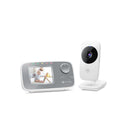 Motorola - Moniteur bébé vidéo VM482 avec écran LCD de 2.4 po - Blanc & Gris-Sécurisé. Privé. Contrôle complet - Connexion Wi-Fi ou application n’est nécessaire. Une connexion sécurisée directe entre la caméra et le moniteur
