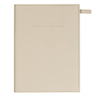 Gry Mattr - Cahier de notes de poche à fermeture à glissière - crème-5.98" W 8.43 " H