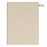Gry Mattr - Cahier de notes de poche à fermeture à glissière - crème-5.98" W 8.43 " H