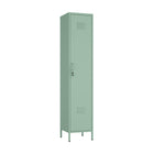 Manhattan Comfort - Armoire de rangement individuelle moderne Naomi 15 po avec casier - Vert-Conçu avec de l’acier de haute qualité pour garantir une utilisation durable
