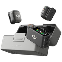 DJI - Mic 3 (2 TX + 1 RX + Boîtier de recharge)-Tout-en-un, prêt à l’emploi