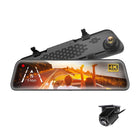 Mygekogear - Caméra de tableau de bord avec rétroviseur Orbit D400 4K avec caméra de recul 1080P - 11,8 po-Résolution : avant 4K / arrière 1080P