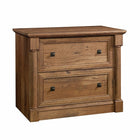Sauder 420607 La Collection Palladia Classeur latéral - Finition Vintage Oak-Tiroirs avec coulisses à extension complète pour dossiers suspendus de format lettre, légal ou européen.