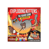 Exploding Kittens - Le jeu de société (Édition Super Fan)-Le plateau se transforme complètement : dans ce jeu familial, votre objectif est d'atteindre le bout du plateau sans exploser