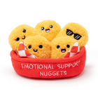 Relatable - Compagnons de soutien émotionnel - Croquettes de poulet - Anglais-Petits Cadeaux Inoubliables : Envie de faire plaisir ? Ces coussins sont parfaits pour offrir à votre copine, pour un cadeau original, comme jouet sensoriel, récompense scolaire, petit cadeau à partager, pour dire « Je pense à toi » ou pour gâter vos amis
