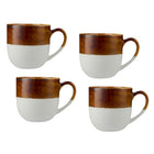 Maxwell & Williams - Tasse Horizon Brown 410 ml - Lot de 4-Fabriqué en grès durable