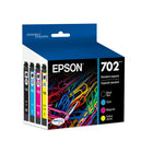 Epson - Cartouches d'encre 702 - Capacité standard - Noir/Couleur CMJ-Qualité photo supérieure à celle des photos de labo