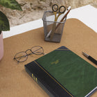 Brownline - 2027 agenda quotidien Traditional – 8 1/8 po x 6 9/16 po – vert marbré-Espace pour les rendez-vous du soir