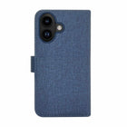 Blu Element - Étui Folio 2-in-1 MagSafe pour iPhone 17 - Bleu Lazuli-Matériau semi-doux cousu à la main de qualité supérieure