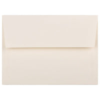 JAM Paper - Enveloppes d'invitation Strathmore A7 - 5,25 po x 7,25 po - Vélin ivoire - paquet de 50 (191188I)-Couleur : ivoire tissé.