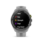 Garmin - Approach S70 - Lunette en céramique noire avec bracelet en silicone gris-Le superbe écran AMOLED de 1,2 pouces donne vie à plus de 43 000 cartes CourseView en couleur à votre poignet