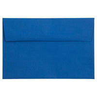 JAM Paper Enveloppes A9 simples, bleu présidentiel, 250/paquet-Enveloppes simples couleur bleu présidentiel foncé