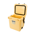 RovR - CoolR 25 Glacière rigide pintes avec bandoulière - Côté ensoleillé-Le bouchon à double bec rend la vidange simple et sûre