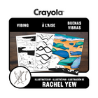 Crayola - Cahier à Colourier pour adultes de 32 p. - À l'aise-Une façon reposante de se ressourcer et d'explorer son style personnel, sans écran
