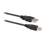 Staples - Câble d’imprimante USB-A/B - 15 pi-Portée étendue - Le câble très long de 15 pi s'intègre bien à n'importe quel environnement. Il a la longueur idéale pour créer des configurations polyvalentes, tant à la maison qu'au bureau