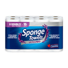 SpongeTowels - UltraPRO taille au choix double - Paquet de 8 -Extra fort et absorbant