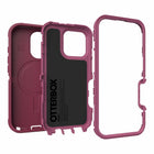 OtterBox - Coque Defender Pro avec MagSafe pour iPhone 16 Pro - Rouge Foxberry-Protection efficace sans compromis