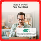 McAfee - AntiVirus logiciel antivirus de sécurité Internet pour 1 PC Windows - abonnement d'un an avec renouvellement automatique [téléchargement]-Recourez à un pare-feu avancé pour protéger votre réseau domestique contre le trafic sortant malveillant et sécuriser vos renseignements sensibles.