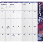 DateWorks - Planificateur de poche mensuel 2026-2027 - 3,5 po x 6,5 po - Tie Dye - Anglais-Juin 2025 - Décembre 2027