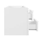 Modway - Render 48" Armoire de lavabo compatible avec un seul lavabo (non inclus) - Blanc-Matchs non inclus