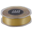 JAM Paper - Ruban de satin double face - 7/8" l x 25 m - Or-Notre ruban décoratif est fabriqué à partir de satin double face de la plus haute qualité, avec une finition lisse !