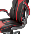 DESIGNlab By OSP - Chaise de jeu Orion - Accents rouges-Appuie-tête intégré